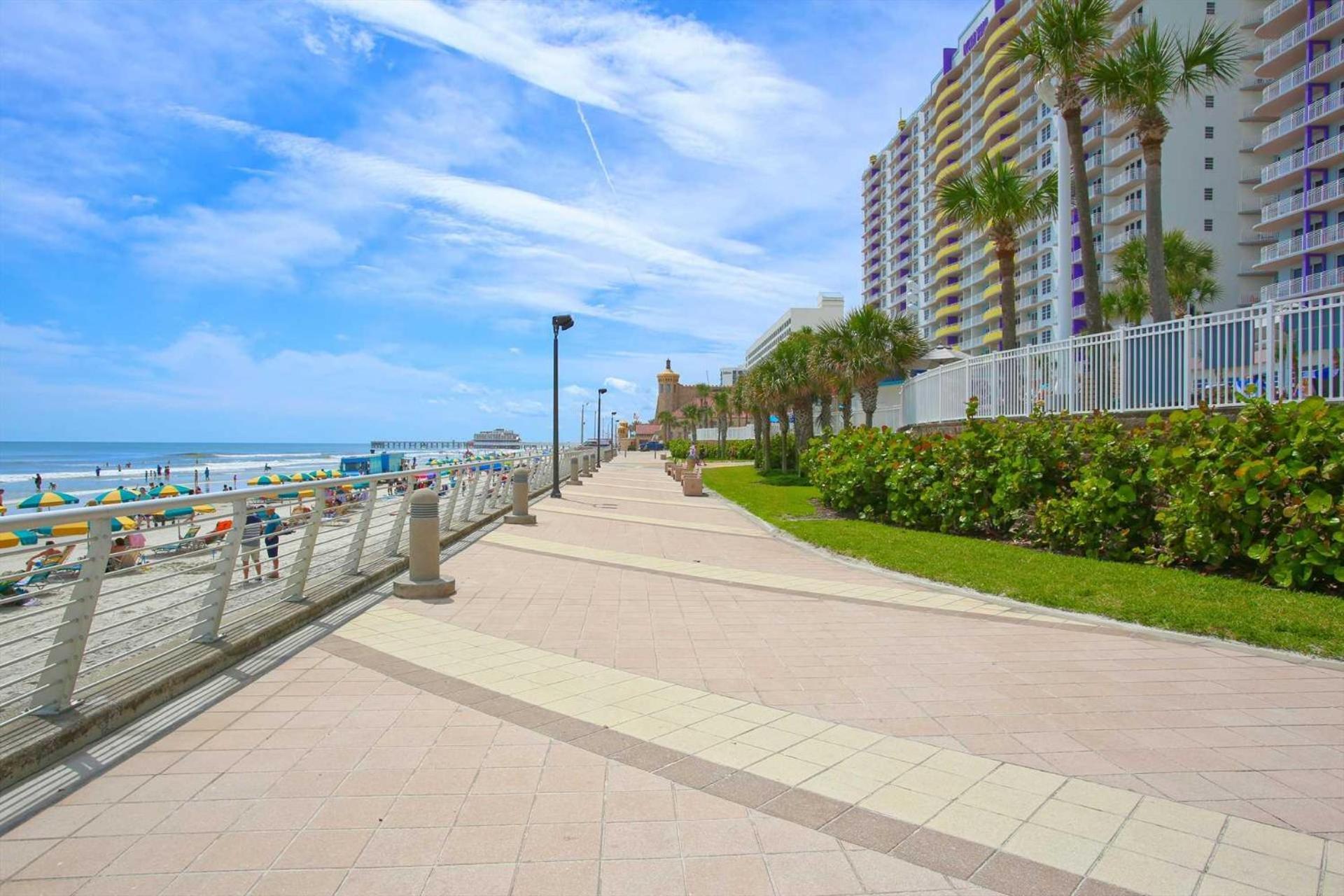 Luxury 11Th Floor 1 Bedroom Condo Direct Oceanfront Wyndham Ocean Walk Resort Daytona Beach | 1105 Exterior photo