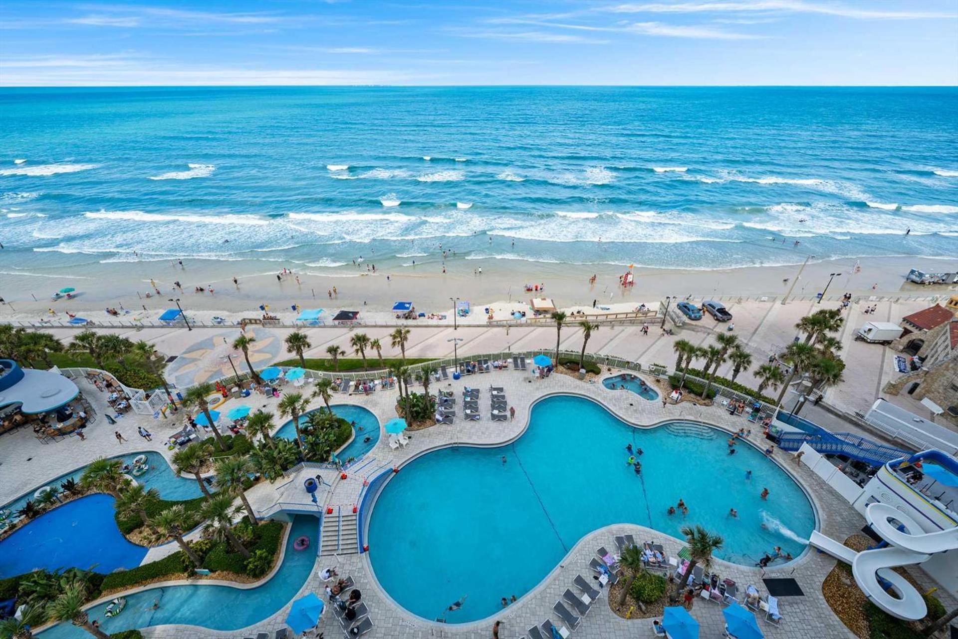 Luxury 11Th Floor 1 Bedroom Condo Direct Oceanfront Wyndham Ocean Walk Resort Daytona Beach | 1105 Exterior photo